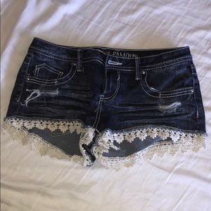 Almost famous jean shorts